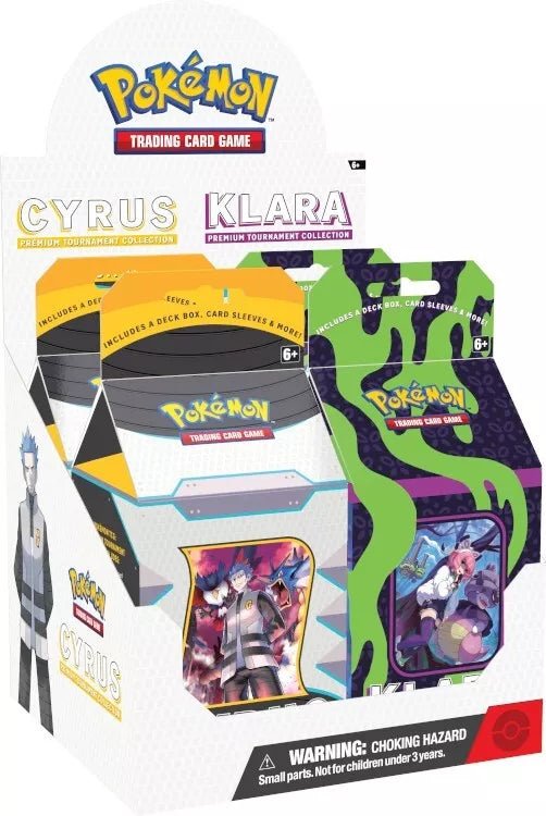 Pokemon TCG: Premium Tournament Collection - Cyrus/Klara - Sealed Display 4 Units - Menjong