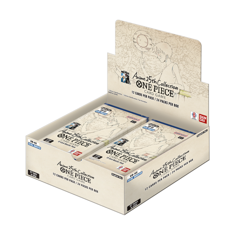 One Piece CG - EB02 - Anime 25th Collection Extra Booster Box - Menjong