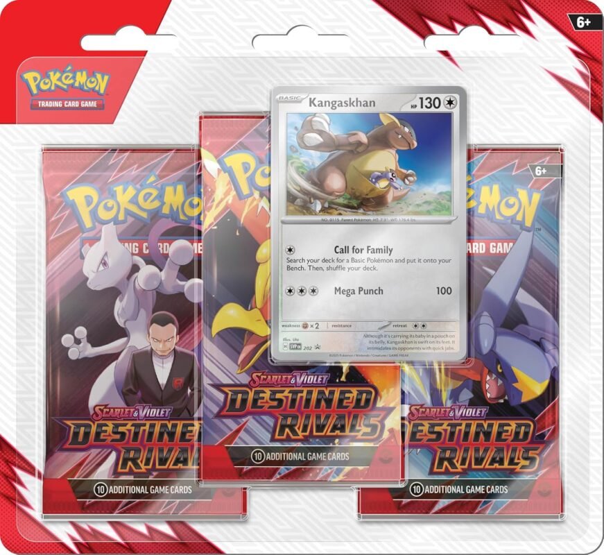 Pokemon TCG: Scarlet & Violet 10 - Destined Rivals - 3-Pack - Menjong