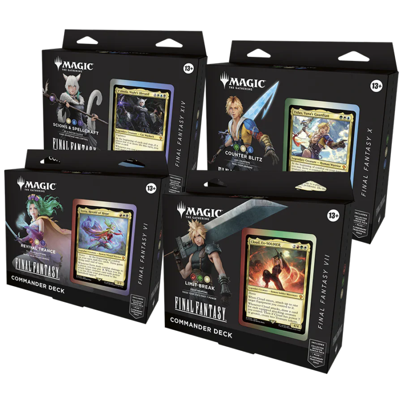 Magic: The Gathering - Final Fantasy Commander Deck (4 Count) - Menjong