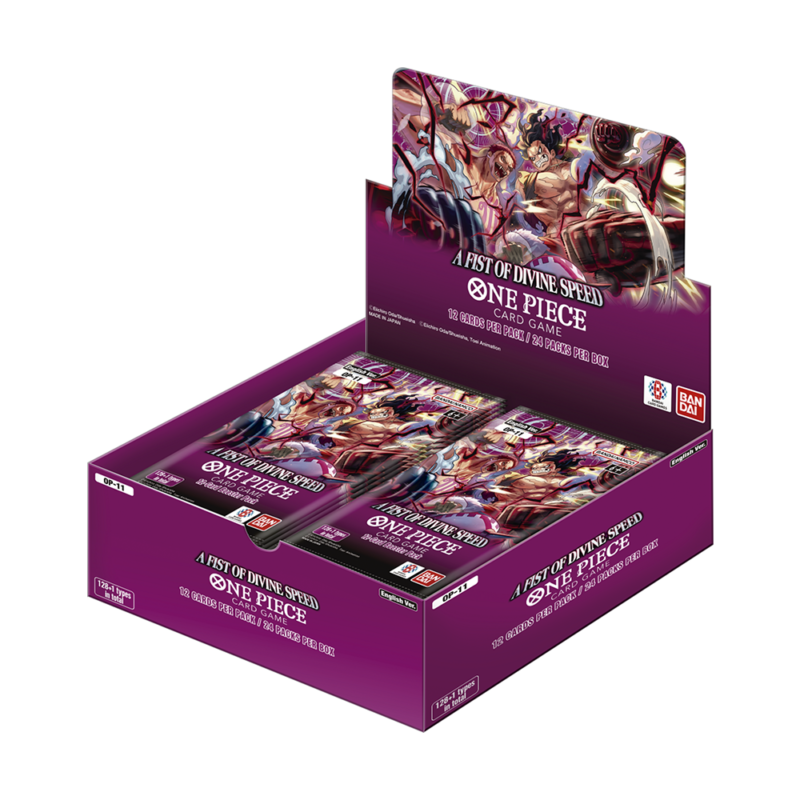 One Piece CG - OP11 - A Fist Of Divine Speed Booster Box - Menjong
