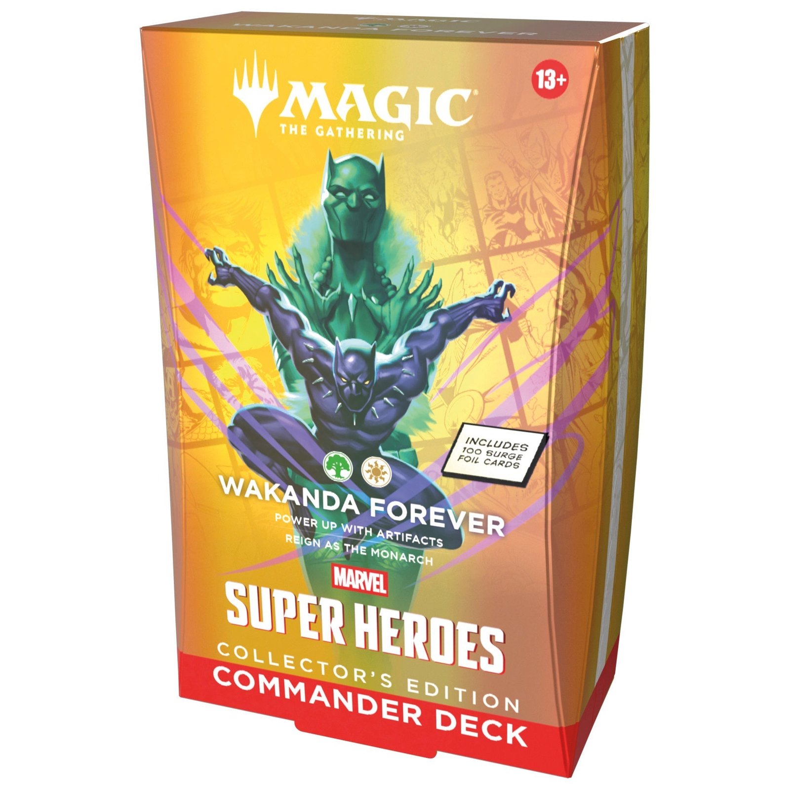 5c0a47b32e304206a2890b403e72b329 Magic: The Gathering - Menjong Super Heroes Collector Deck - Wakanda Forever - Menjong