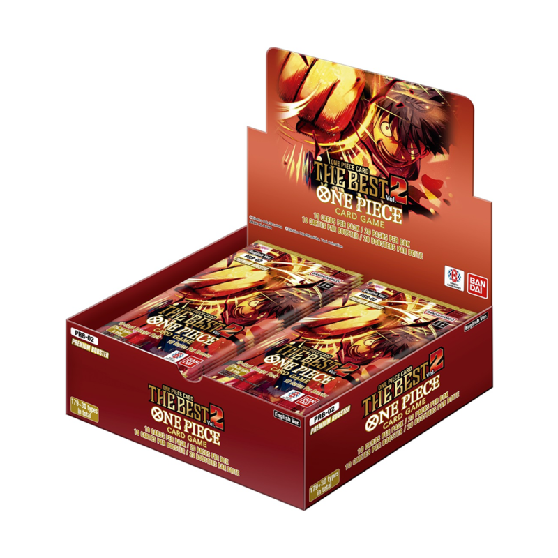 One Piece CG - PRB02 - The Best Volume 2 Premium Booster Box - Menjong