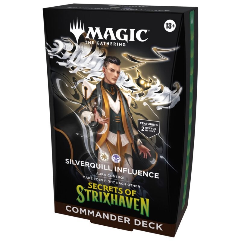 Magic: The Gathering Secrets of Strixhaven Commander Deck - Silverquill Influence - Menjong