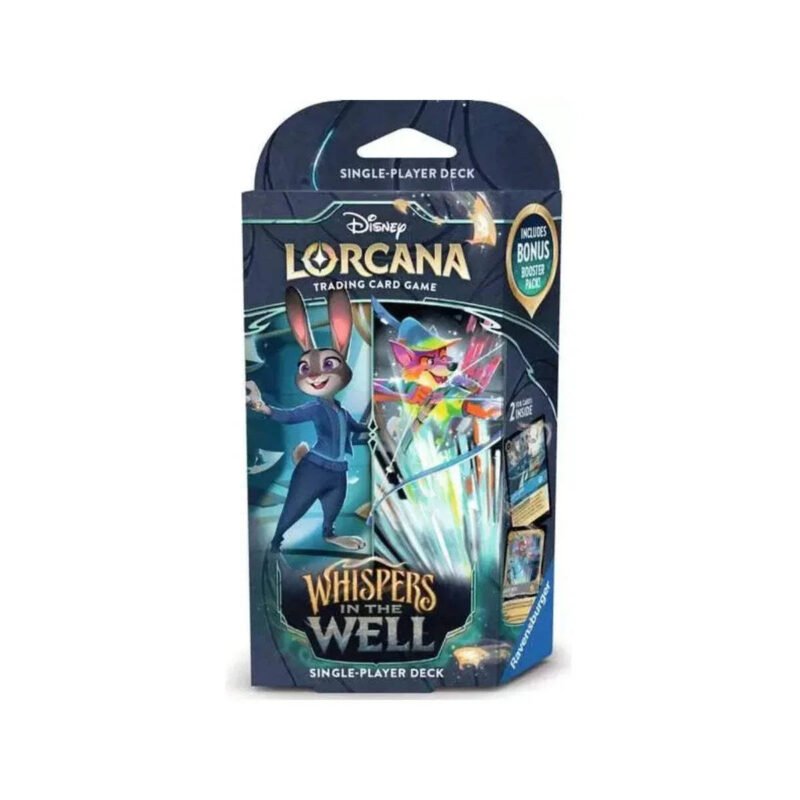 Disney Lorcana Set 10 - Whispers In The Well Starter Deck Sapphire / Steel - Menjong
