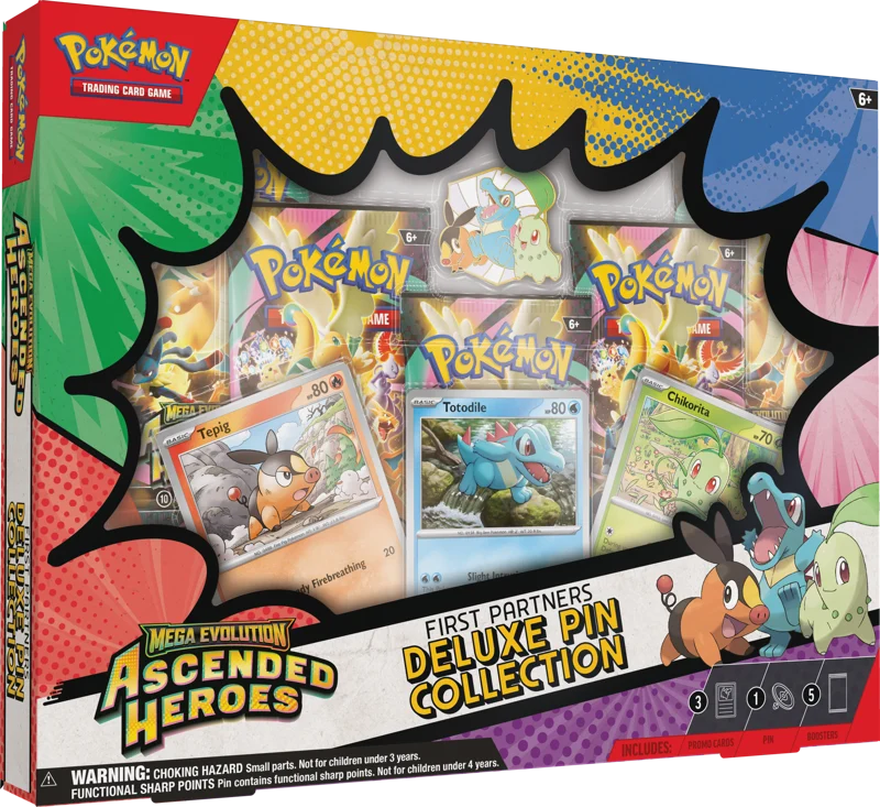 9cd63671e38b5439d800bd5ff70b5bd3 Pokemon TCG: Mega Evolution Ascended Heroes - First Partners Deluxe Pin Collection - Menjong