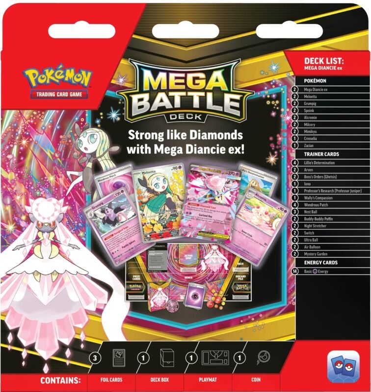 Pokemon TCG: Mega Battle Decks - Diancie ex - Menjong