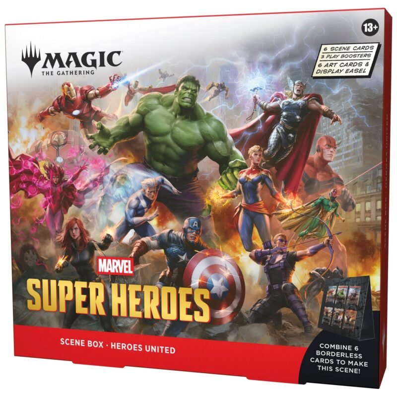 Magic: The Gathering - Marvel Super Heroes Scene Box - Heroes United - Menjong