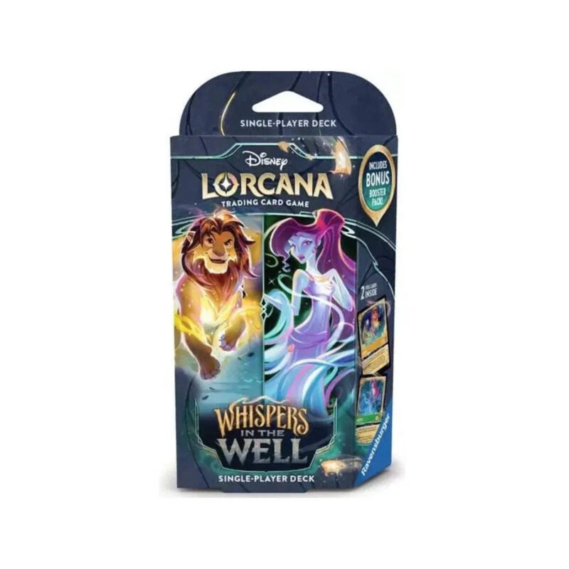 Disney Lorcana Set 10 - Whispers In The Well Starter Deck Amber / Emerald - Menjong