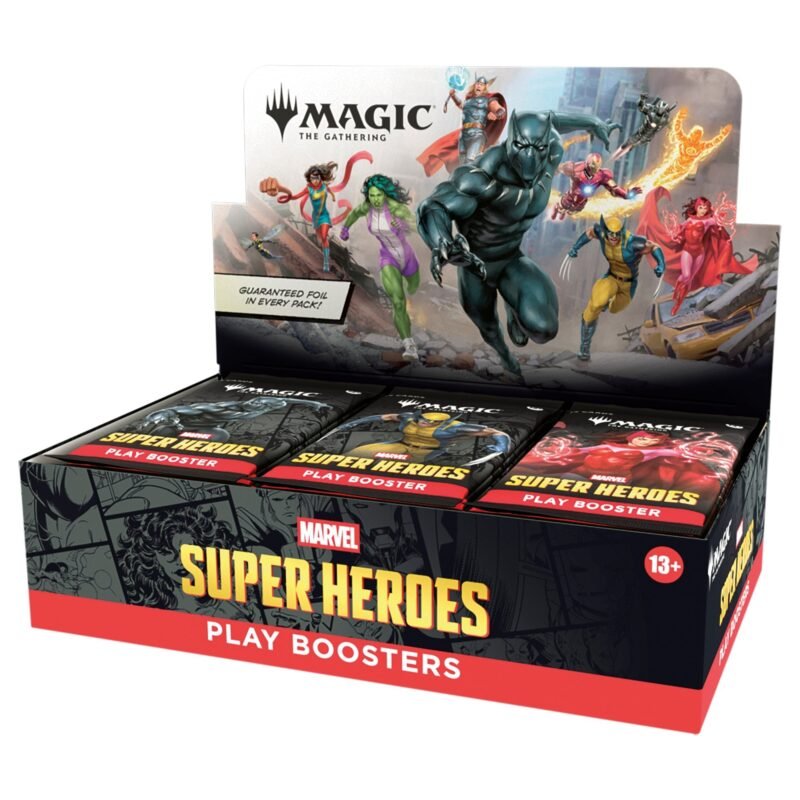 Magic: The Gathering - Marvel Super Heroes Play Booster (30 Count) - Menjong