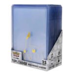 Pokemon TCG: Pikachu Toploader & Penny Sleeves Combo Pack (25 Pack) - Menjong