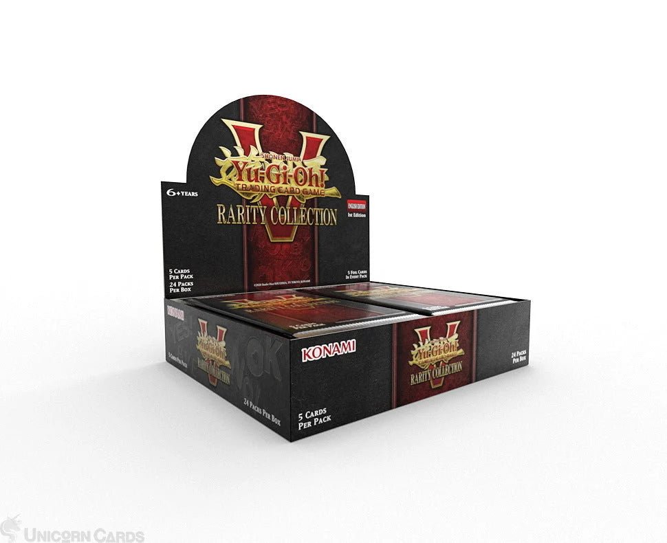 012b10a27432860e55b411178c988b1e YuGiOh! Rarity Collection V 1st Edition Booster Display Box - Menjong