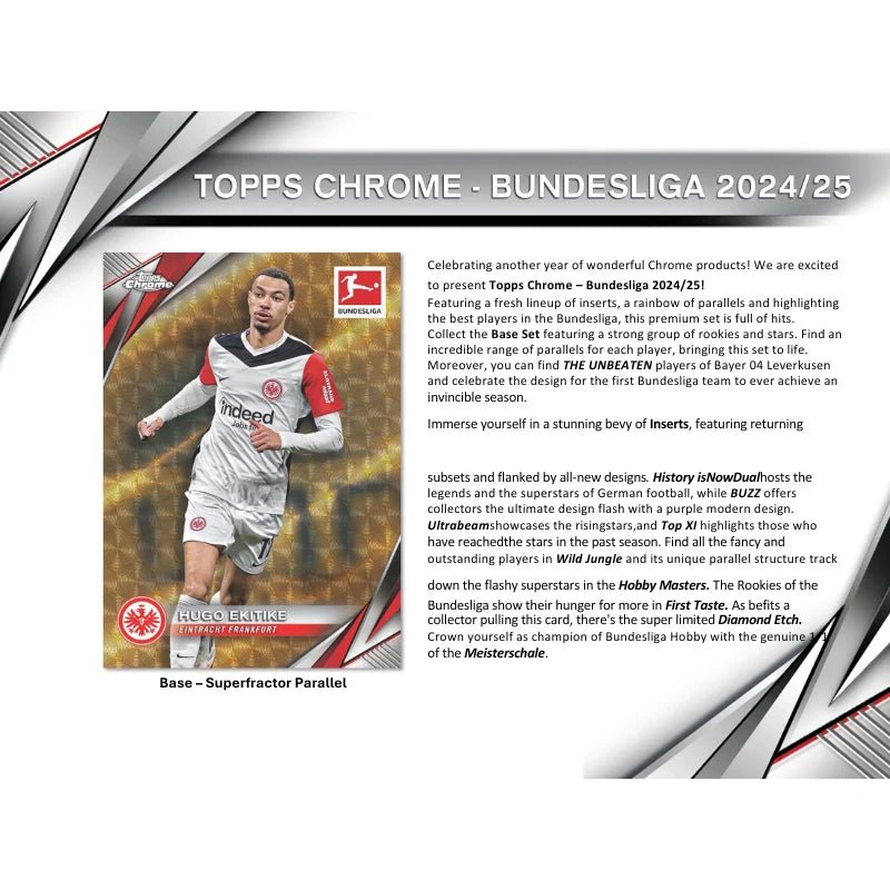 2024/25 Topps Chrome Bundesliga Soccer Hobby Box - Menjong
