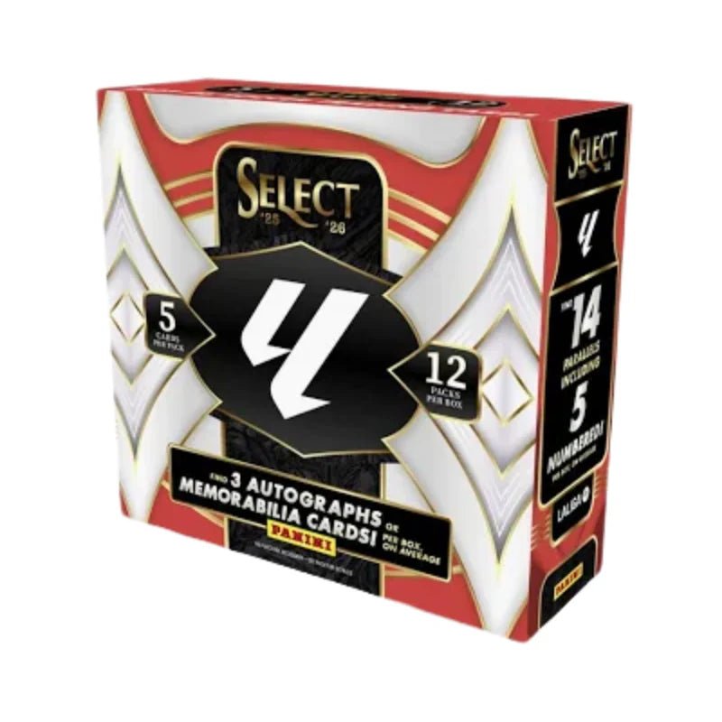 1b470fe0c6d6e5e2d4bcc085616b899f-1 2025/26 Panini Select La Liga Soccer Hobby 12 Box Case - Menjong