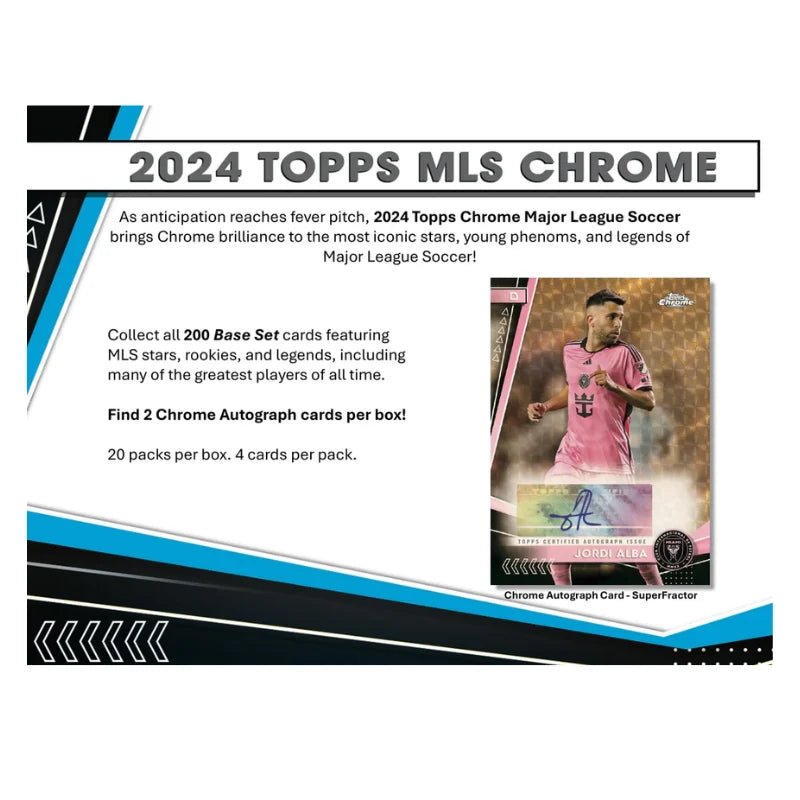 2024 Topps Chrome MLS Hobby Box - Menjong