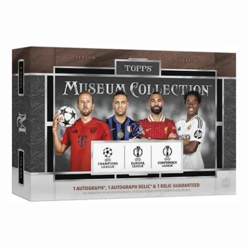 3f5022e729d69336829048b643b9a11b 2024/25 Topps UEFA Club Competitions Museum Collection Soccer Hobby Box - Menjong