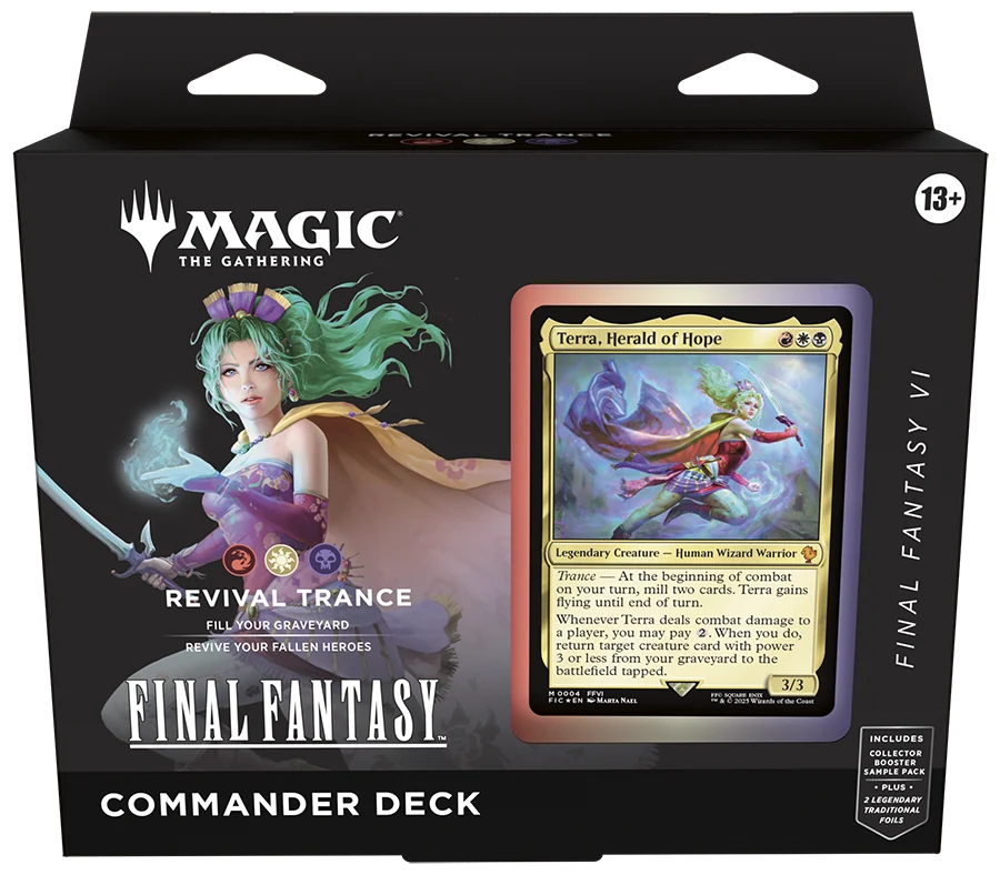 Final Fantasy VI Revival Trance Commander Deck - Menjong