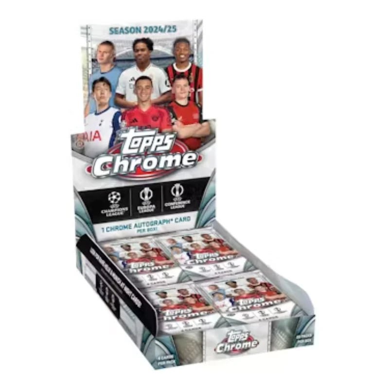 2024/25 Topps Chrome UEFA Club Competitions Hobby 12 Box Case - Menjong