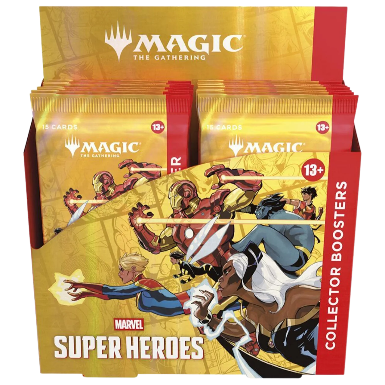 5e2b0616423c29e89d93e6fb55b1f0ee Magic: The Gathering Marvel Super Heroes - Collector Booster Box - Menjong