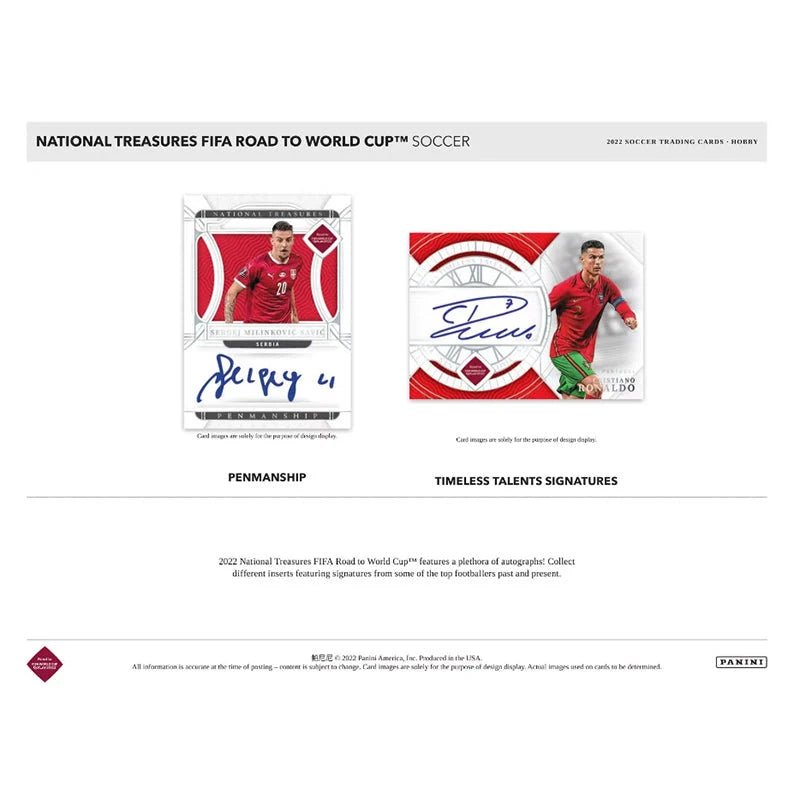 2022 Panini National Treasures FIFA Road To World Cup Soccer FOTL 4 Box Case - Menjong