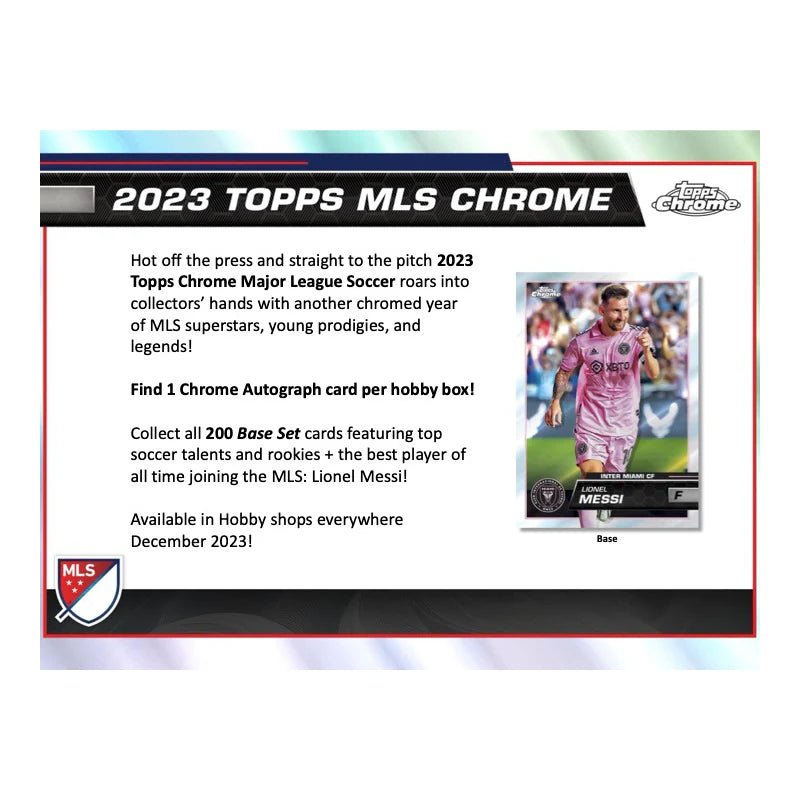 2023 Topps Chrome MLS Soccer Hobby Box - Menjong