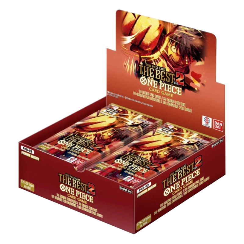 One Piece TCG - One Piece Card The Best Vol.2 (PRB-02) - Premium Booster Box (20x Packs) - Menjong