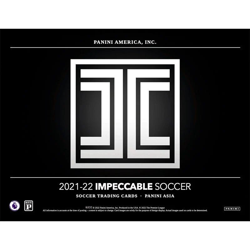 2021/22 Panini Impeccable Soccer Asia Edition Hobby 3 Box Case - Menjong