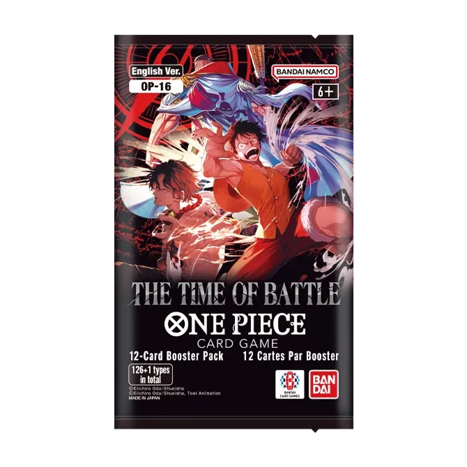 One Piece TCG - The Time Of Battle (OP-16) - Booster Box (24x Packs) - Menjong