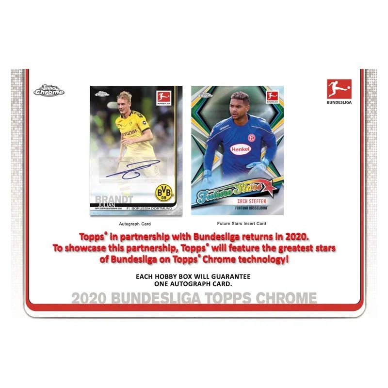 2019/20 Topps Chrome Bundesliga Soccer Hobby Case (12ct) - Menjong