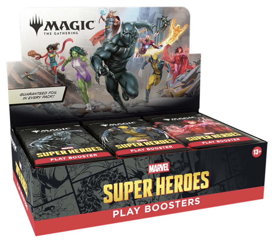 Marvel Super Heroes Play Booster Box - Menjong