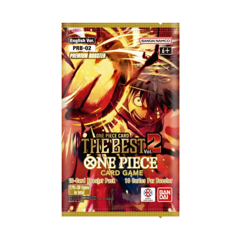 One Piece TCG - One Piece Card The Best Vol.2 (PRB-02) - Premium Booster Box (20x Packs) - Menjong