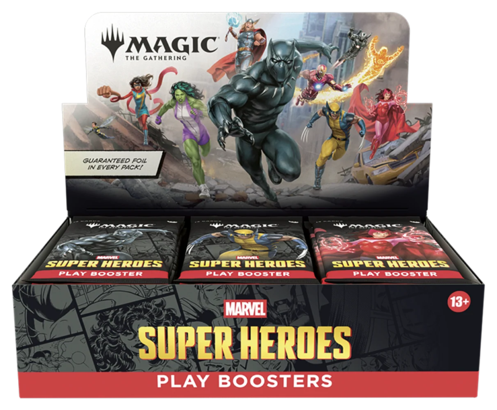 Marvel Super Heroes Play Booster Box - Menjong