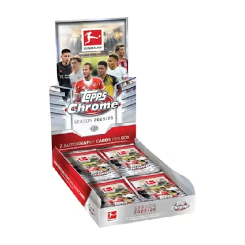 b076346e739360a4f26b2e0dd7c227cc 2025/26 Topps Chrome Bundesliga Soccer Hobby Box - Menjong