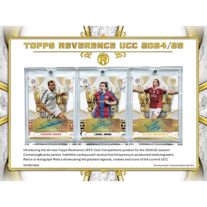 2024/25 Topps Reverence UCC Soccer Hobby Box - Menjong