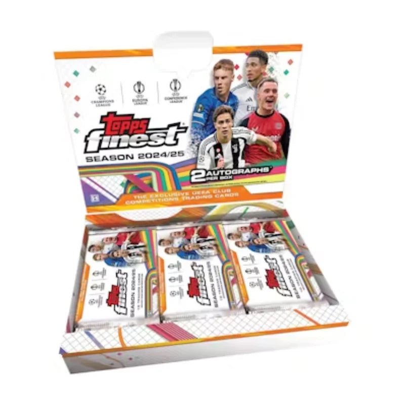 2024/25 Topps UEFA Club Competitions Finest Soccer Hobby 8 Box Case - Menjong