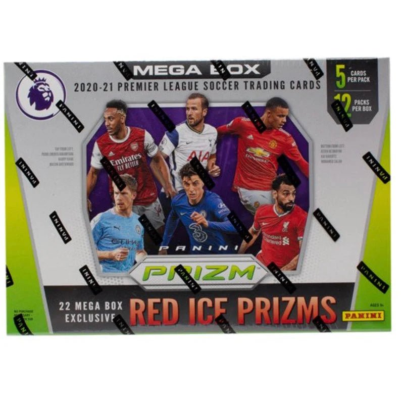 2020/21 Panini Prizm EPL Soccer Mega Box Red Ice 20 Box Case - Menjong