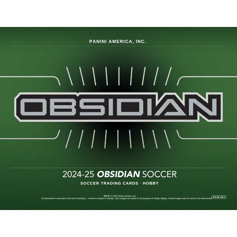 2024/25 Panini Obsidian Soccer Hobby 12 Box Case - Menjong