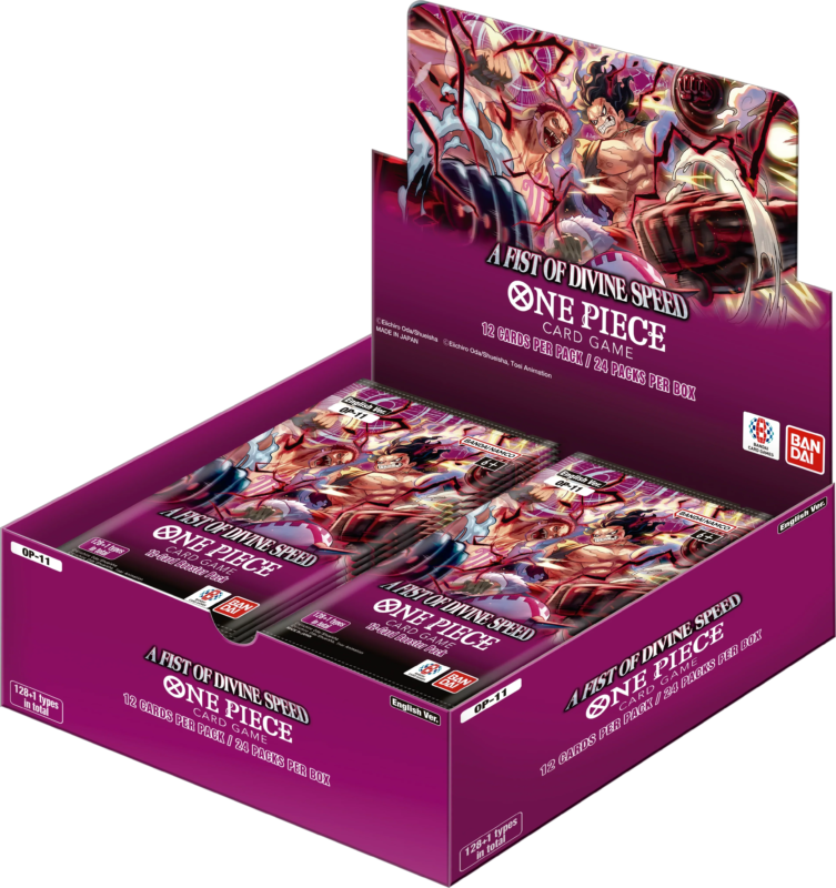 One Piece TCG - A Fist of Divine Speed (OP-11) - Display Case (12x Booster Boxes) - Menjong