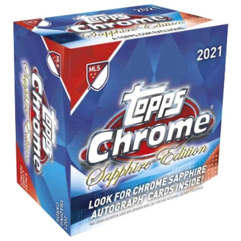 2021 Topps Chrome MLS Soccer Sapphire Edition Box - Menjong