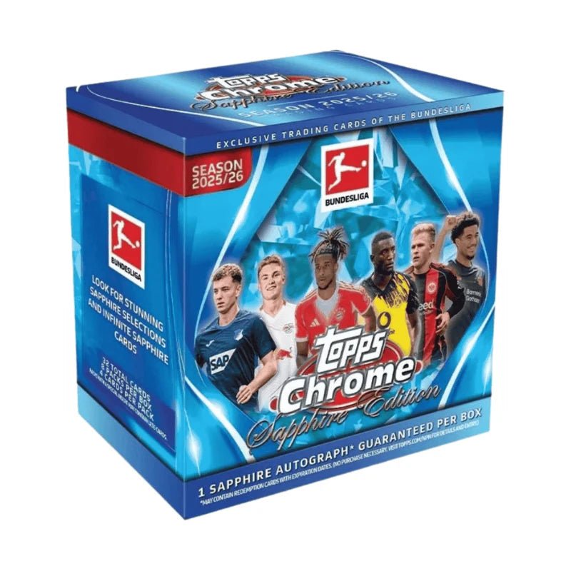f4f21da26982b901b3c4ff777b139f10 2025/26 Topps Chrome Bundesliga Soccer Sapphire Box - Menjong